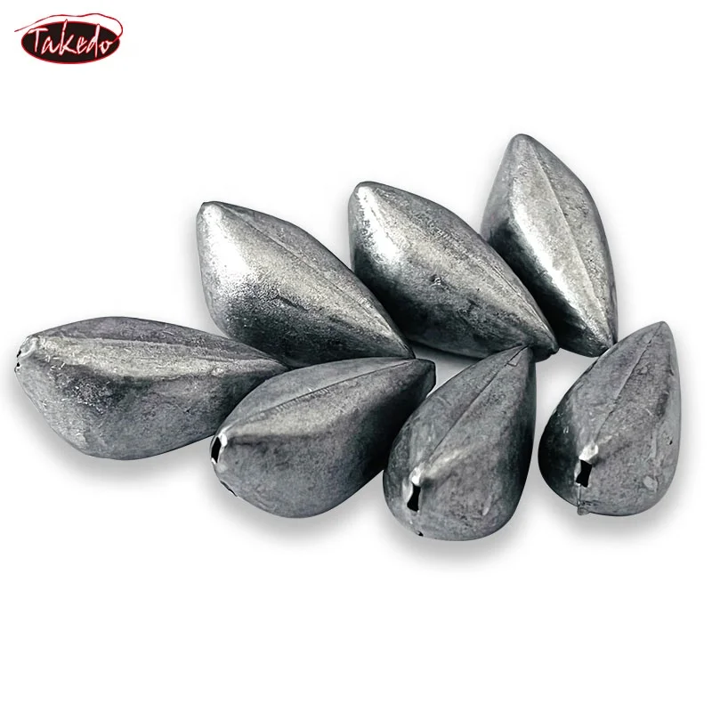 TAKEDO FD05 Fishing Lead Sinkers Weights 3.5g 5g 7g 10g 14g   Weights Freshwater Droplets Sinker Fishing Accessories For Fishing