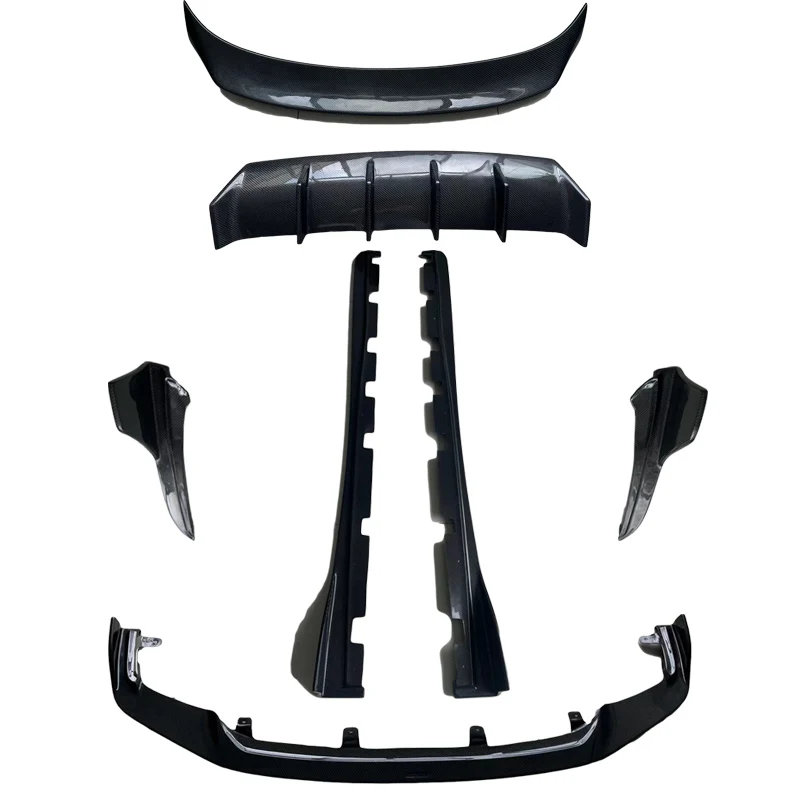 Car Carbon Fiber Front and Rear Lip for Lexus IS 2017 IS200 IS350 F-sport ART Side Skirt IS Body Kits