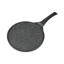 7-Smiley-Face 26 см круглая сковорода для жарки блинов, газовая плита, алюминиевая сковорода для жарки яиц с силиконовой ручкой