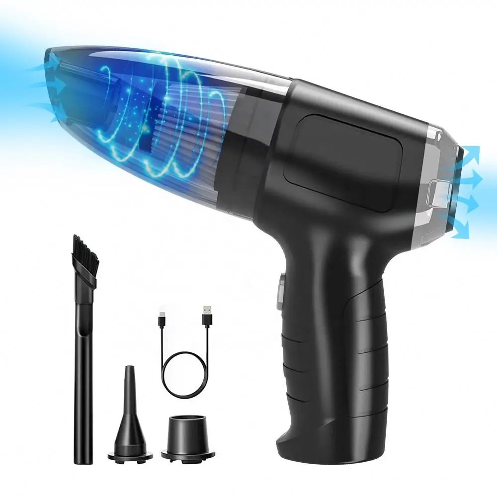 Cordless Car Vacuum Cleaner 3 in 1 Handheld Vacuum Cleaner, Electric Air Duster, Air Pump for Cleaning Car Office Home