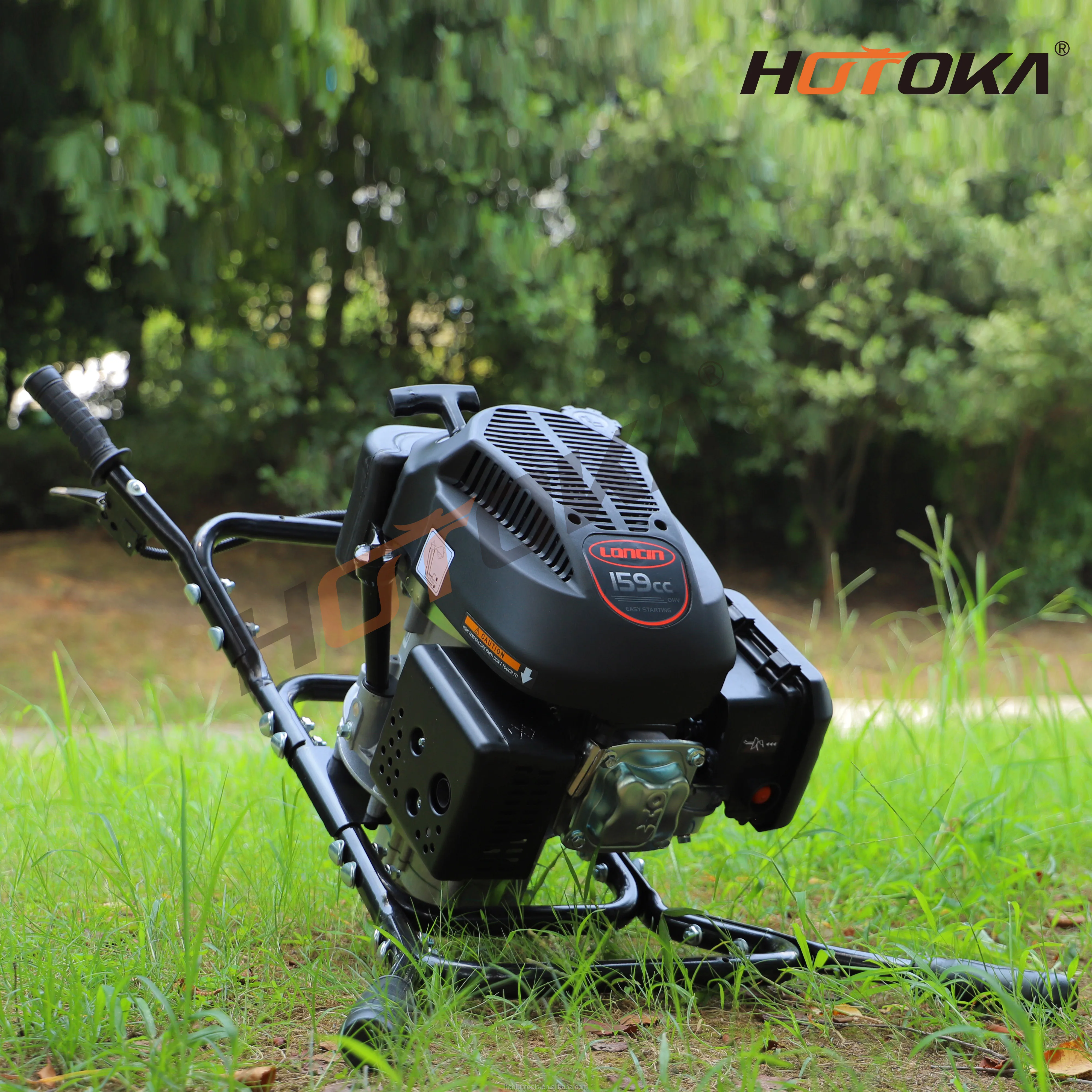 2-Man 139cc 4-Stroke Power Earth Auger Stand Manual Earth Drilling Ground Drill Machine for Garden Hole Digging