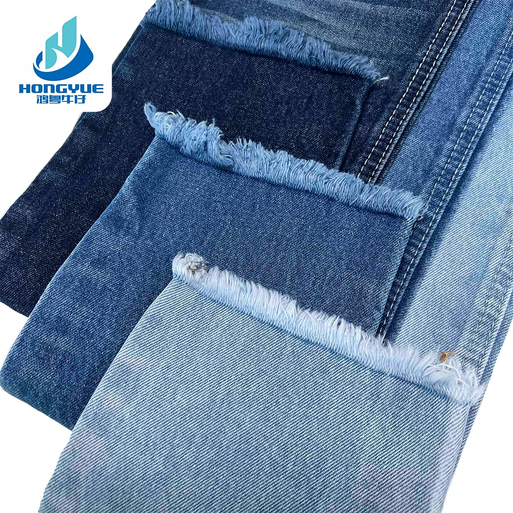 Wholesale Price Non-stretch Hot Selling Jean Fabric Roll Of Cowboy Wear Indigo Denim Jeans Fabric 100% Cotton 12oz