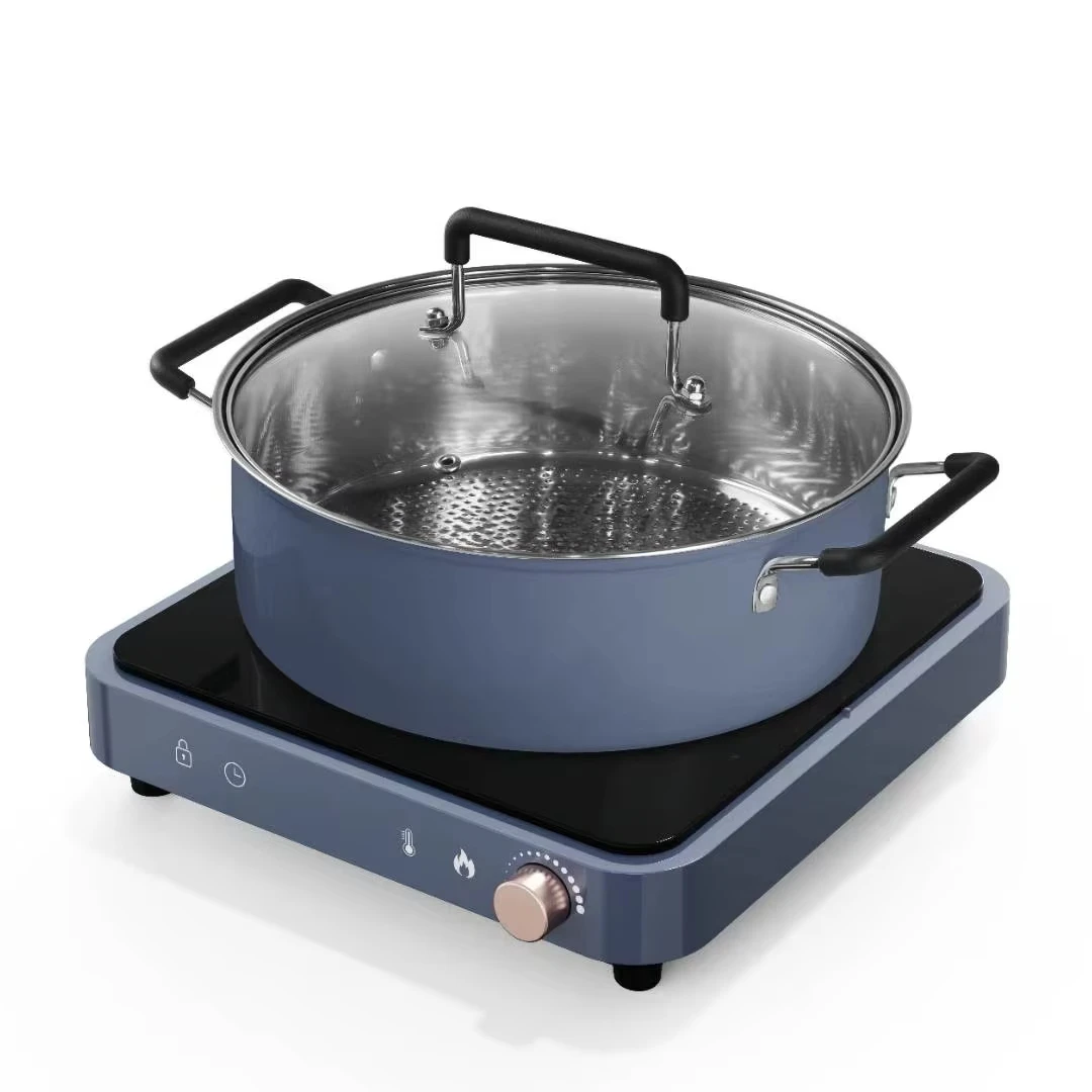 kitchen appliances copper coil EMC CE CB approval  induction cookers portable household single hob induction cooker