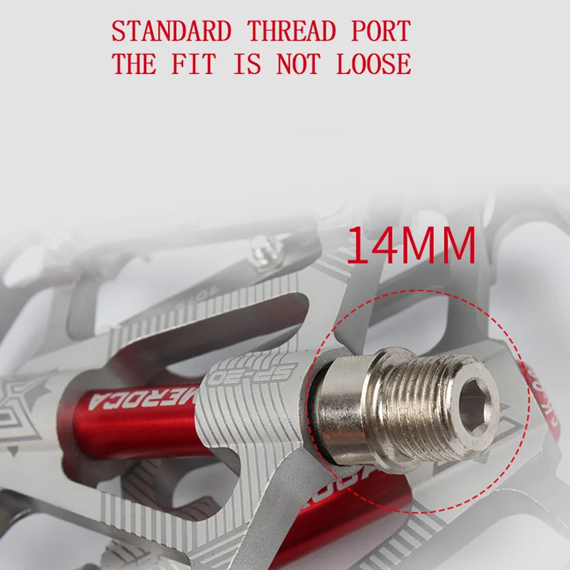 Aluminum alloy pedales bicicleta mountain bike pedal sepeda DU bearing ultralight bicycle pedals