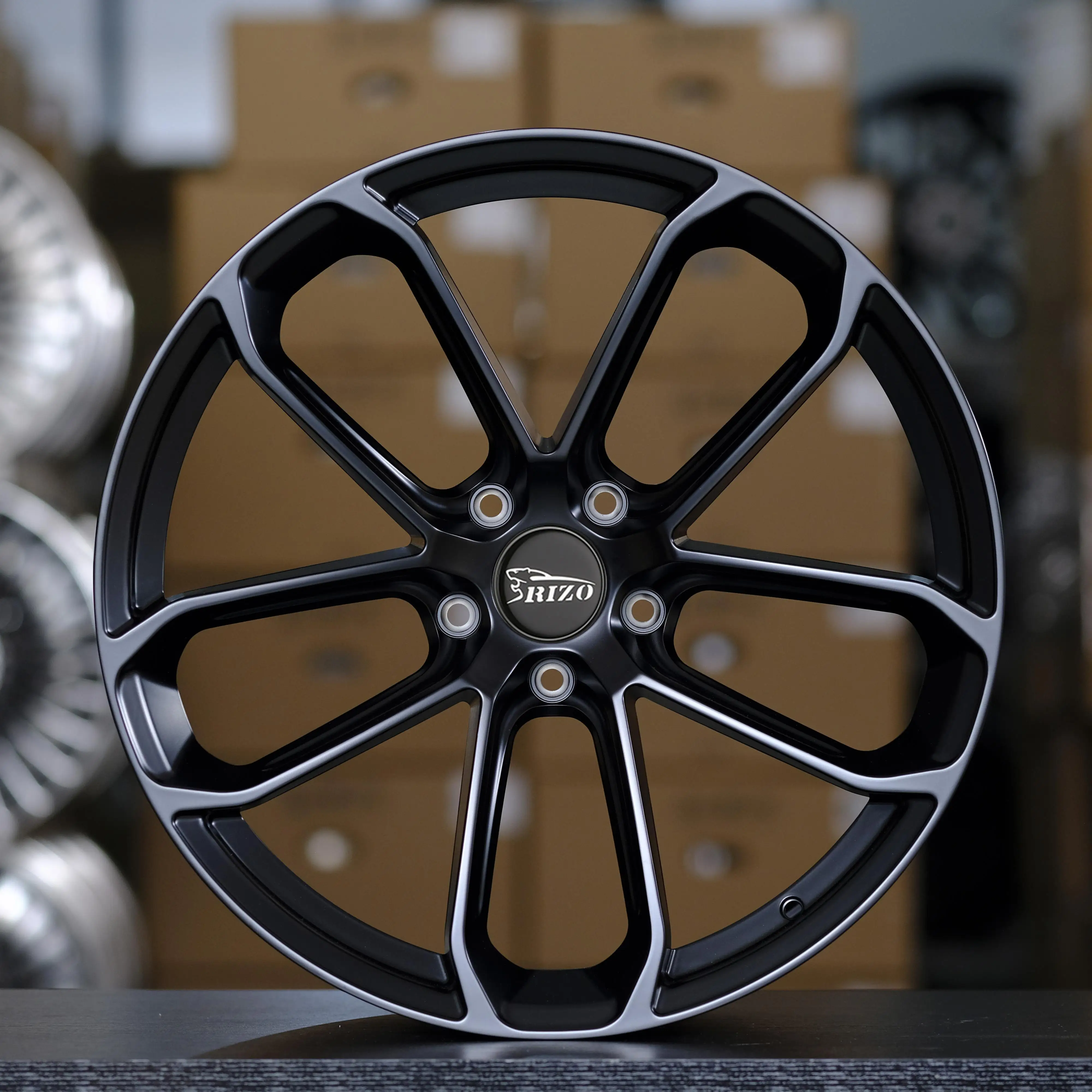 
WHEELSHOME MATTE BLACK wheel 5-130 20inch 21inch in stock forged wheel 