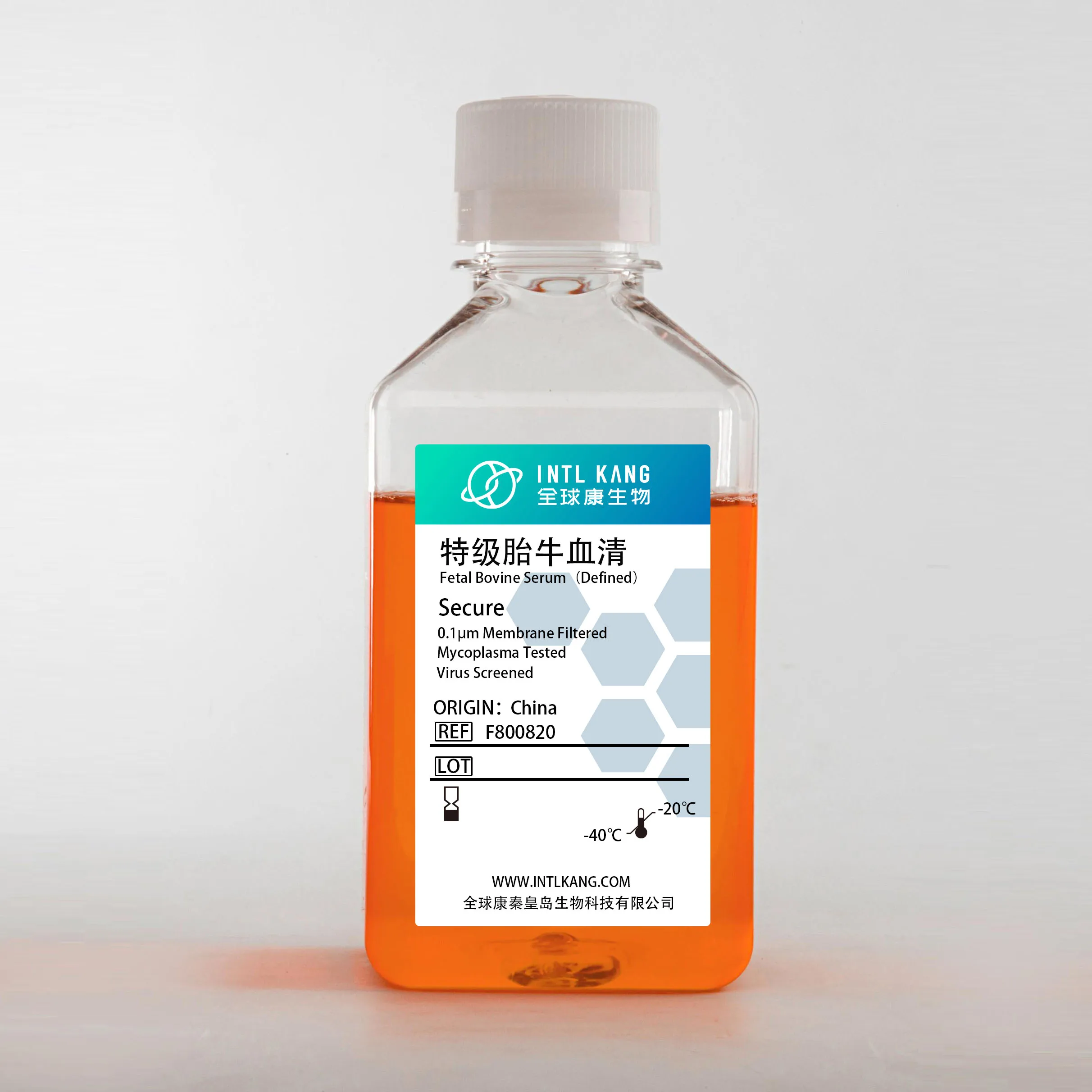 Надежная и последовательная фетальная бычья сыворотка FBS Сыворотка для новорожденных икр под заказ 500 мл