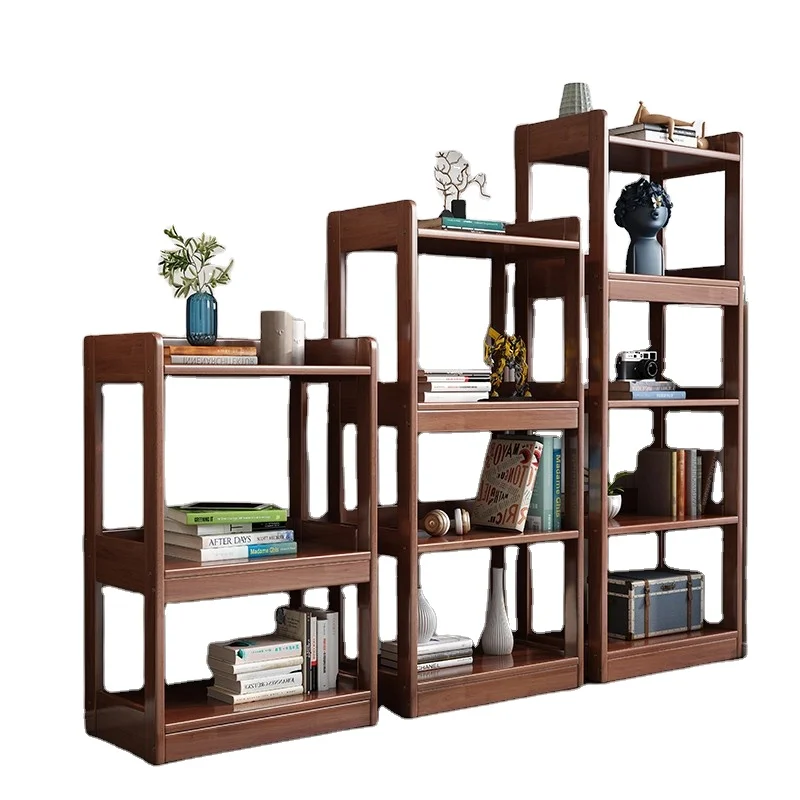 Solid wood bookshelf