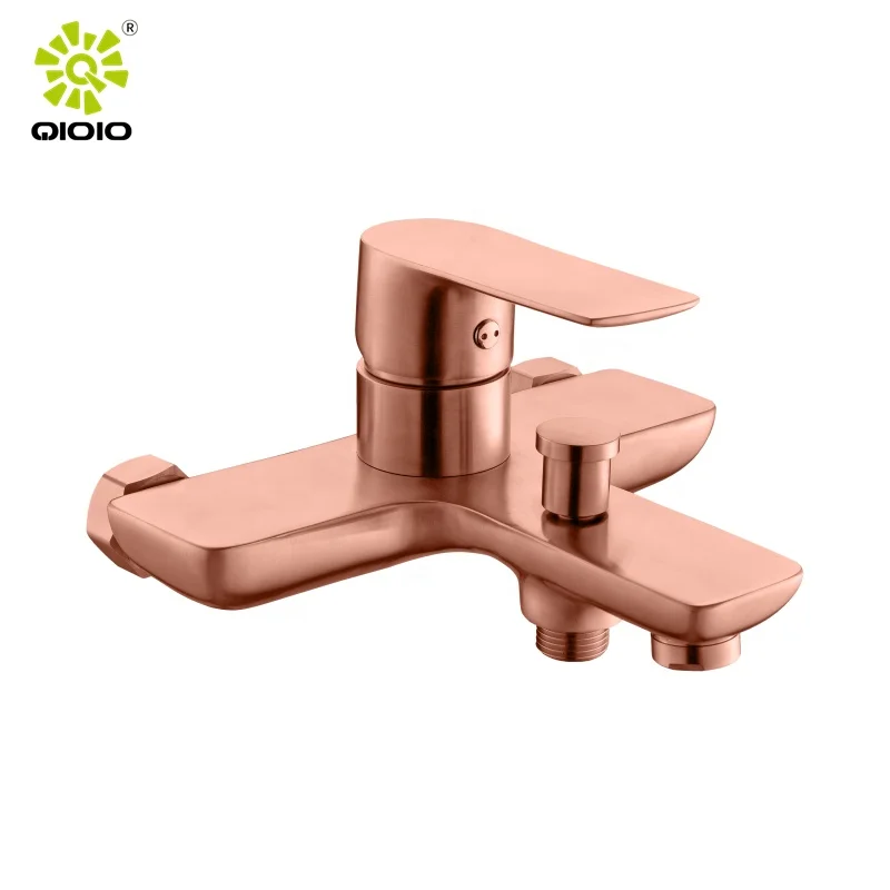 Casting plate series 304SUS PVD gun grey gunmetal two functions bathtub shower faucet