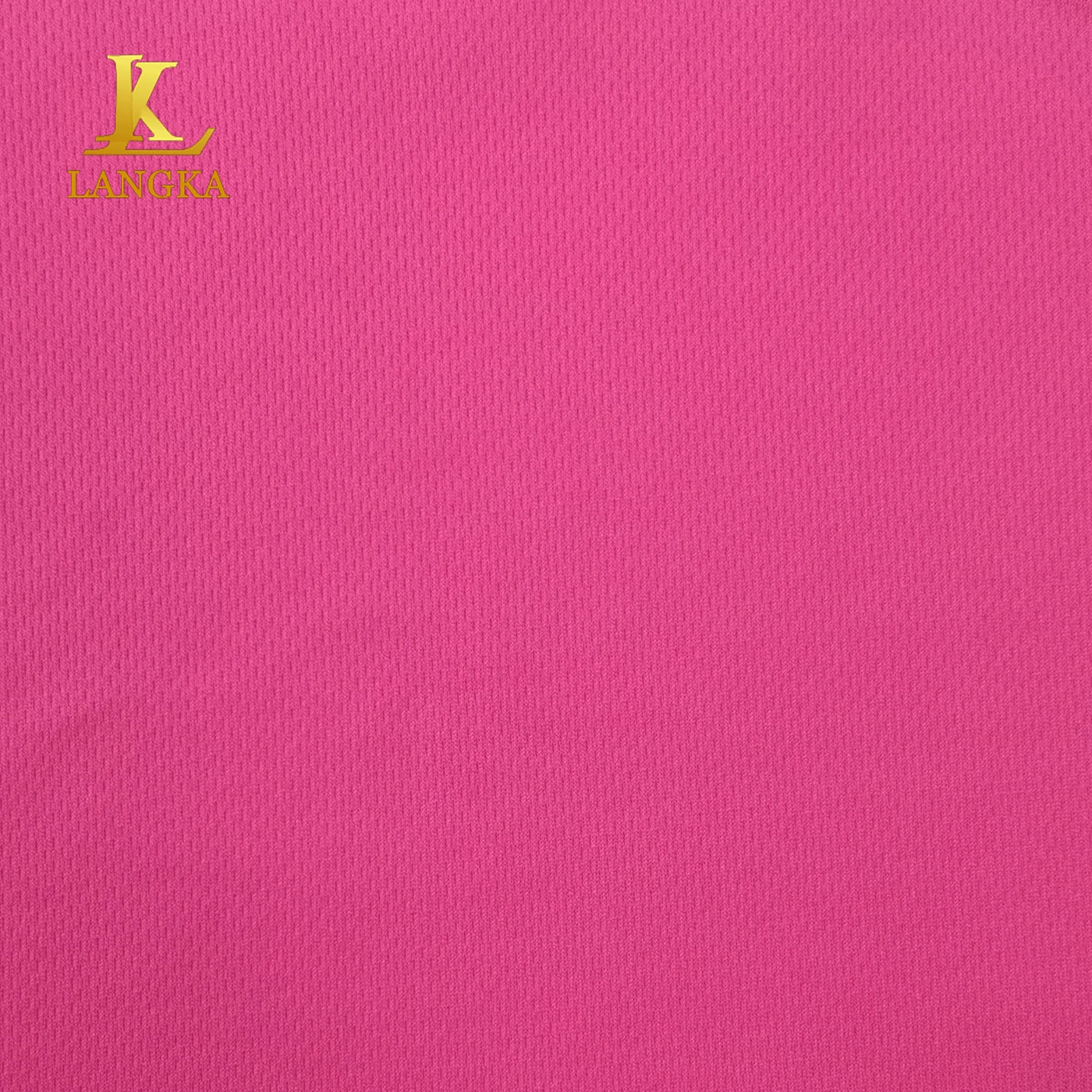 Langka high quality wholesale breathable bird eye jersey 100% polyester knit mesh lining fabric for dress