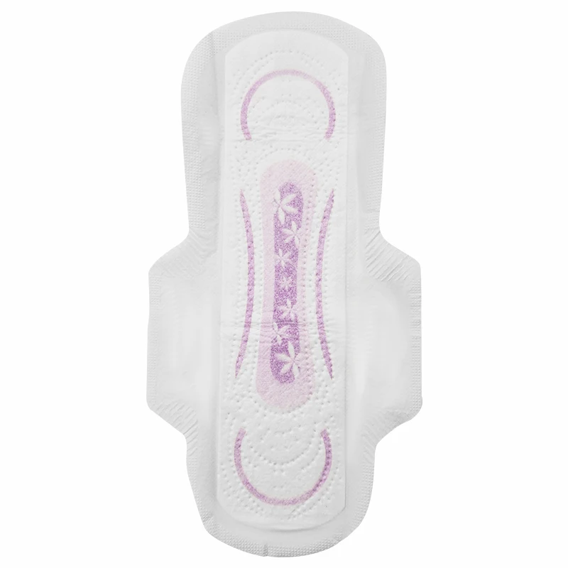 Ukraine European super absorbent  mesh surface women sanitary towel with private label made in China