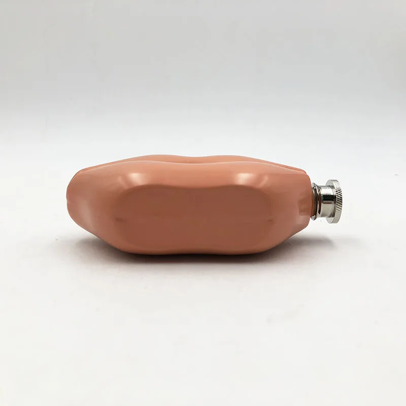 Фляжки для женщин из 304 материала, фляжки для виски в форме губ из нержавеющей стали