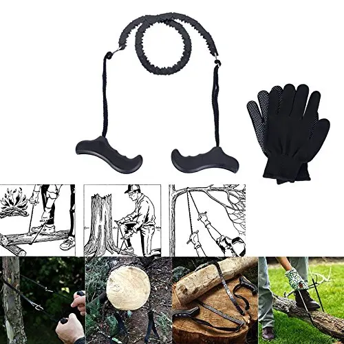 Lumbering Chain Saw Outdoor Hand-pulled Wire Saw Portable Pocket Amazon Hot Selling Hand Saw Camping Hunting Knives