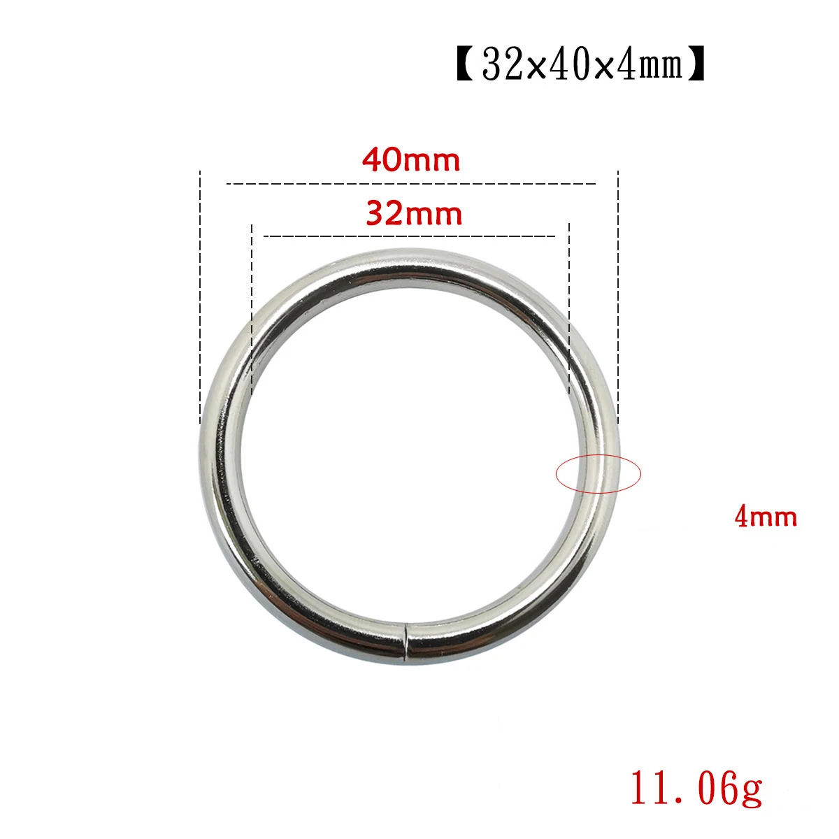 YN-OR01 Hot Sale Metal Ring iron Round Metal O Ring Welded O Rings