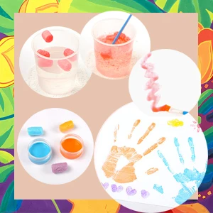 Magic Pop Starch Corn Foam Material Model Craft Play Toy For Preschool Kids