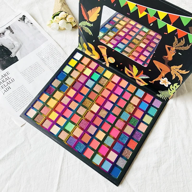 Free Samples customize 99-Coloreyeshadow palette private label customizable palettes Oem & Odm Service