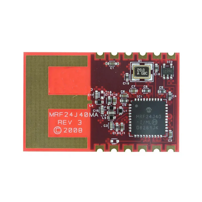 High Quality MRF24J40 2.4GHz 802.15.4 Zigbee IEEE RF Transceiver Module MRF24J40MA-I/RM