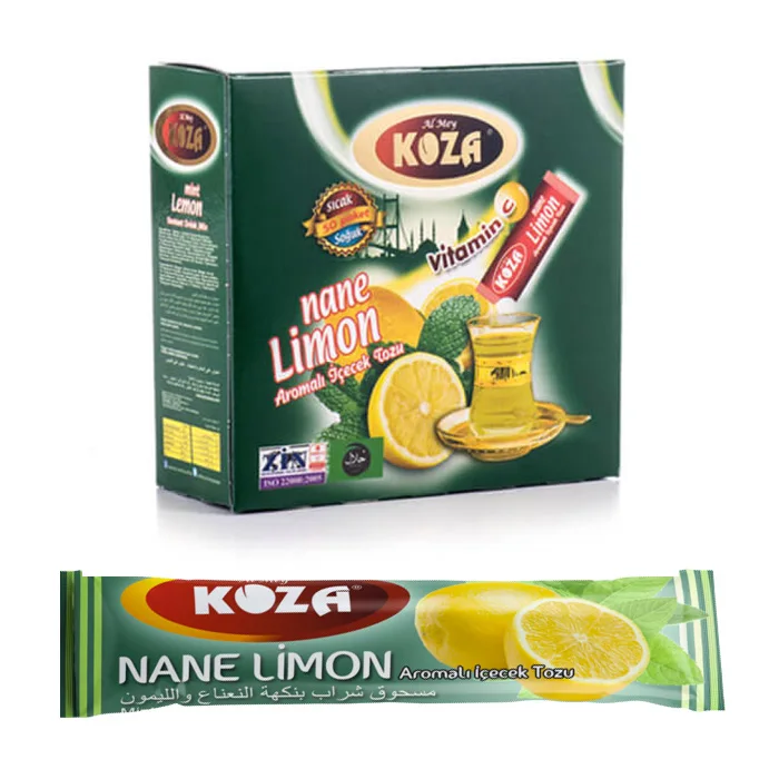 
Single Use Mint Lemon Flavoured Powder Drink 