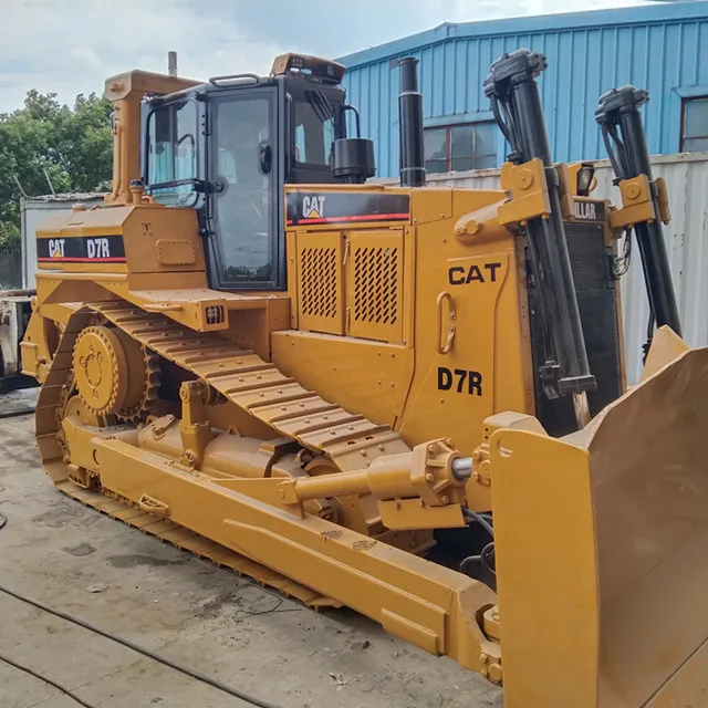 Подержанные бульдозеры Caterpillar D7R подержанные машины cat d7r хорошая цена горячая Распродажа в Китае