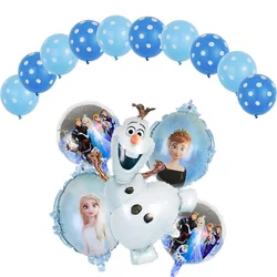 1set Baby shower girl foil balloons Frozen princess elsa anna balloon birthday party decorations kids toys globos