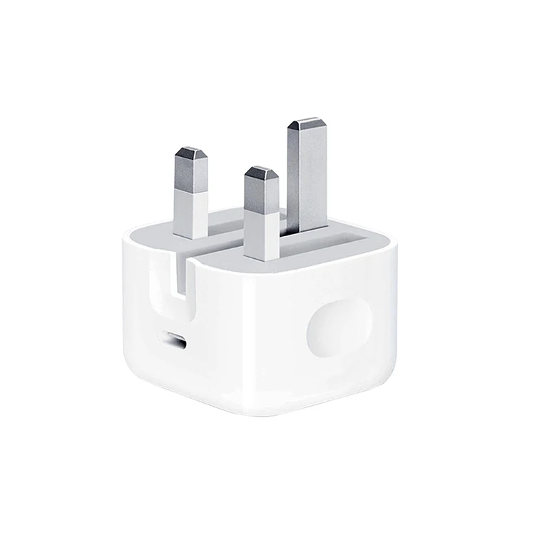 2021 New Design PD 20W Mini Charger with Foldable UK Plug USB C Wall Adapter for iPhone 12