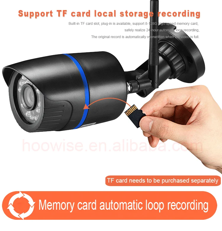 Hot selling HD 720P wireless wifi camera camera de surveillance wifi baby surveillance equipment