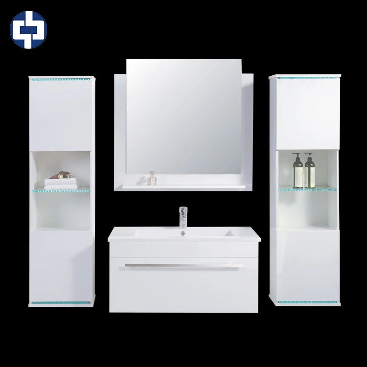 Tall bathroom cabinet cupboard white large storage shelf home bath furniture