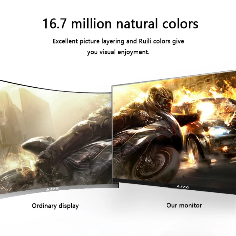 27 Inch 2k 2560*1440 1440p 144hz 165hz Hkc 34 Inch With Fish Screen Wqhd Wide Color Gamut 144hz Swivel Lift Wholesale Monitor