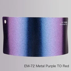 New Product 1.52*18m Matte Car Body Wrapping Chameleon Pearl Vinyl  Purple to Blue