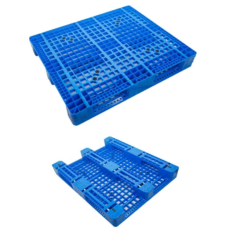 1200x1000  HDPE steel reinforced plastic pallet price for rack warehouse