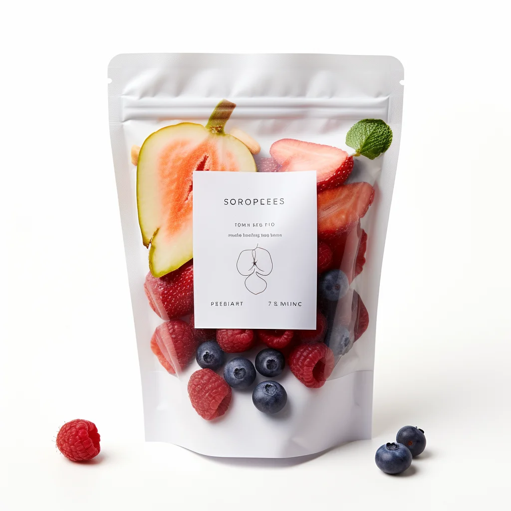 Custom Logo Snack Clear Storage Plastic Window Small Business Zip Lock Flat Bottom Stand Up Pouch Food Packaging Bag Pouch