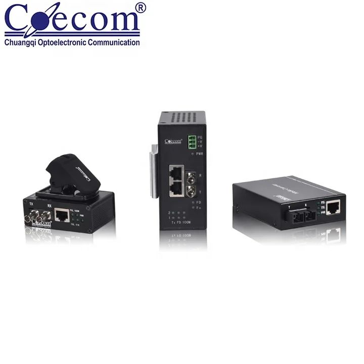 10/100/1000M Fiber Media Converter Single Mode FC Optical Media Converter Fiber Optic Media Converter