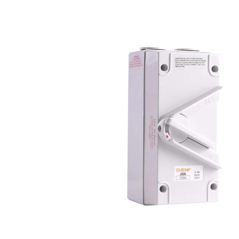 CHENF IP65 3p 20a Водонепроницаемый Электрический закрытый изолятор самые продаваемые продукты Сделано в Китае изолятор поворотный переключатель