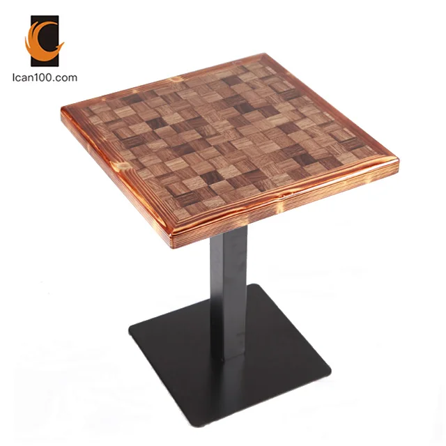 High-quality Restaurant Wood Coffee Table Epoxy Resin Wooden Table Top Mesa De Comedor
