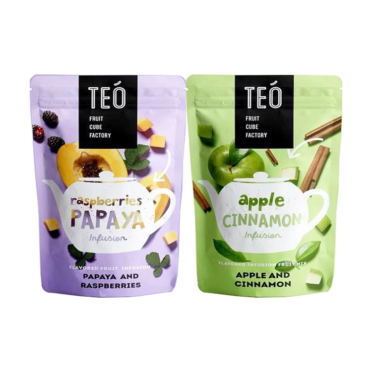 Food Packaging Coffee Tea Custom Brown Kraft Paper Bags For Milk