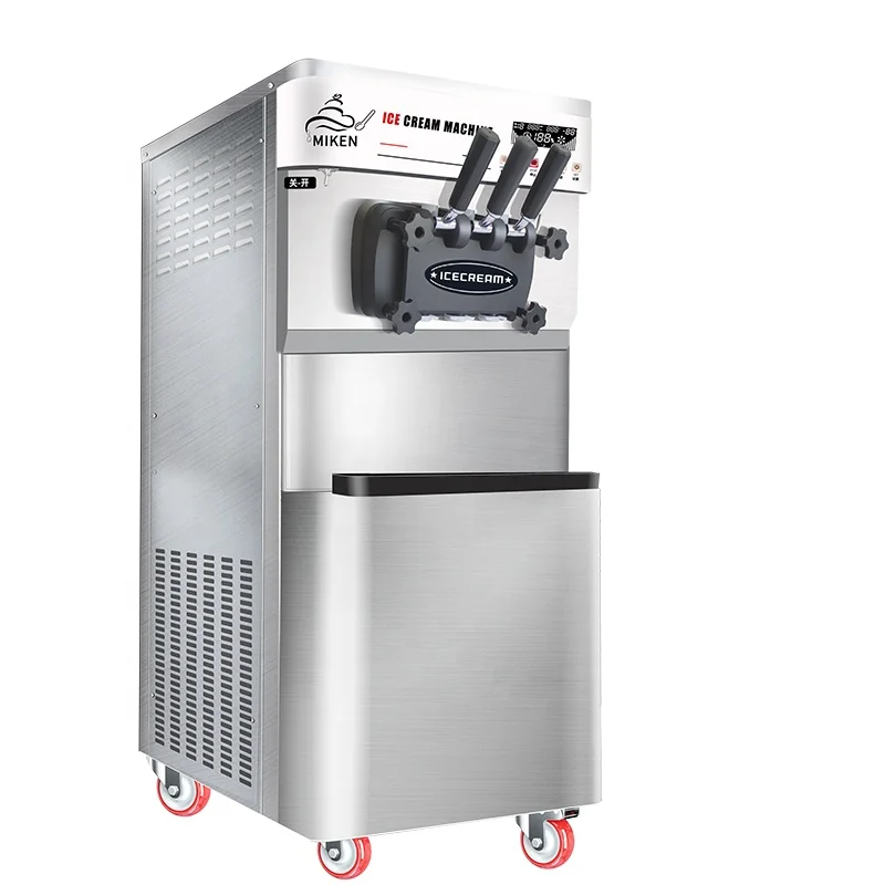good quality floor type 2+1 flavor hot sale soft serve ice cream machine factory price commercial