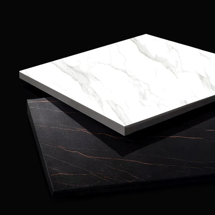 Modern Design Dining Room Furniture sintered stone  marble  rectangular Dining Table with metal Legs