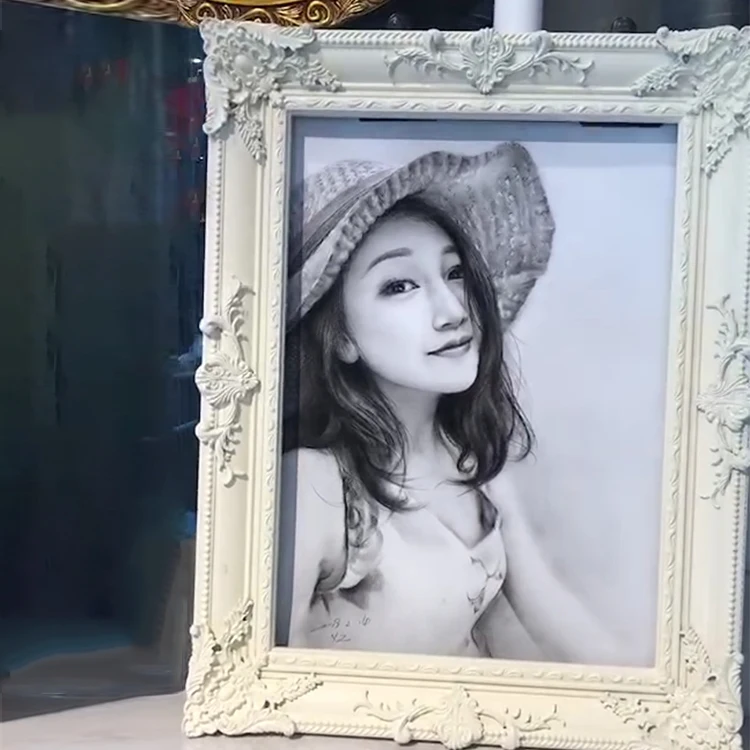 bulk home use beautiful 40*50 wood carved picture frames