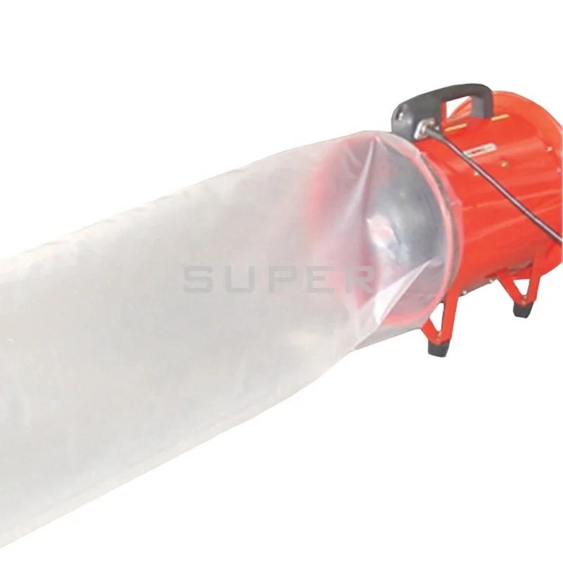 PE Material Plastic Film Ventilation Air Duct for Ship Building Ventilation