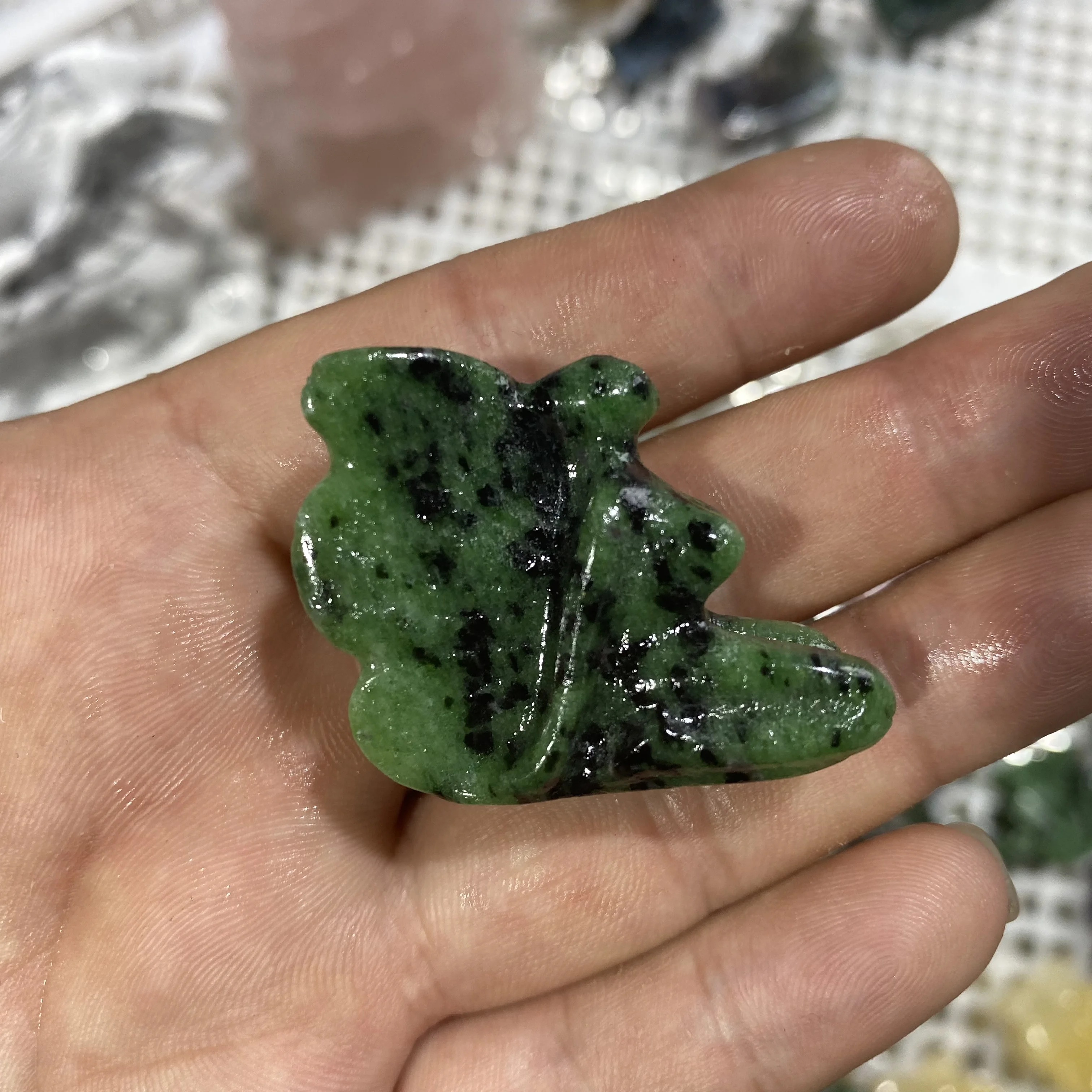 Hot Sale Natural Crystal Goddess Carving Crafts Flower Fairy Crystal Fairy Carving