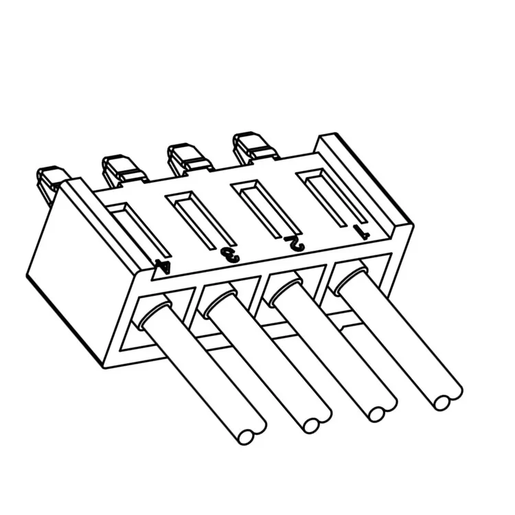 CJTconn B3952 JBP20-09HG plastic quick connector cable terminal   led strip connector