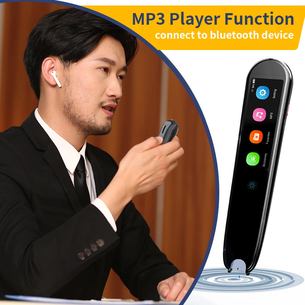 Arabic Translation Scanning Pen Portable Smart Translator with Touch Screen support 112 languages for Language Learning