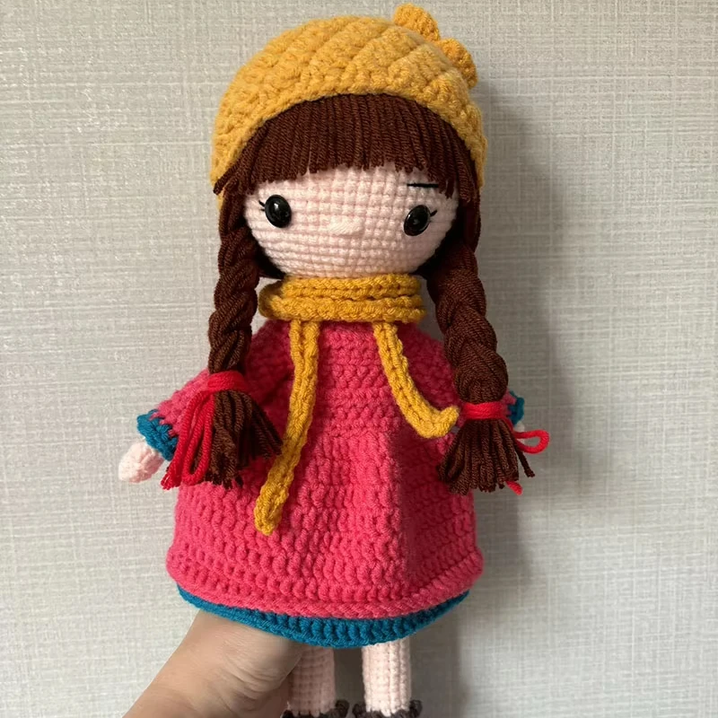 Вязаные игрушки амигуруми ручной работы из полиэстера кастомизируемые куклы-животные в стиле природы подарок для детей