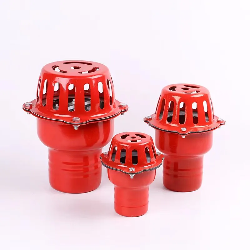 Water pump bottom valve check valve self suction pump filter screen 2 inch 4 inch water stop pipe water hose