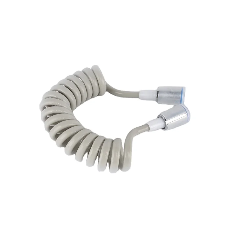 DALEPU 2  meters Toilet spray gun telescopic hose PU spring washer inlet pipe telephone line flexible hose