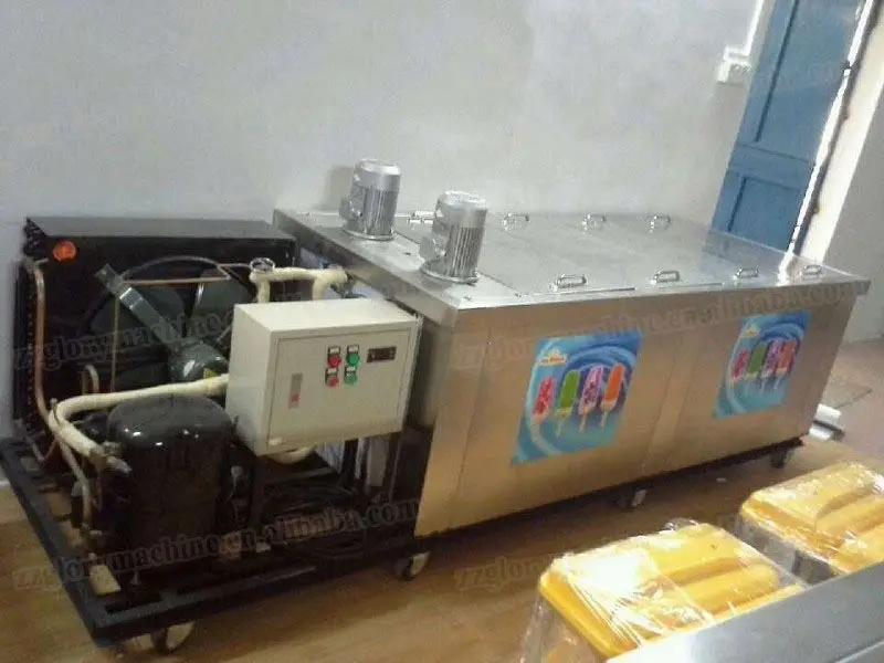 colourful ice cream sticks production line ice cream machine