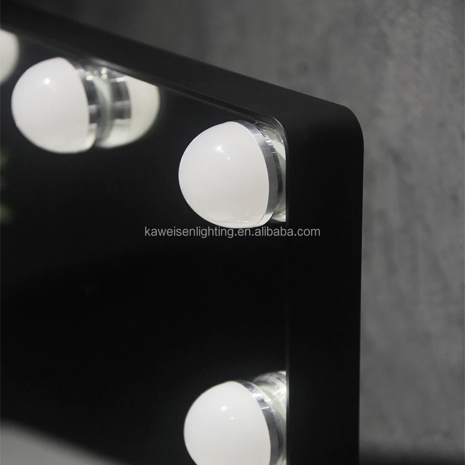 Big Seller Touch Screen Dimmable Hollywood Mirror Vanity Style Table Makeup Table Set With 14 bulb lights dimmable