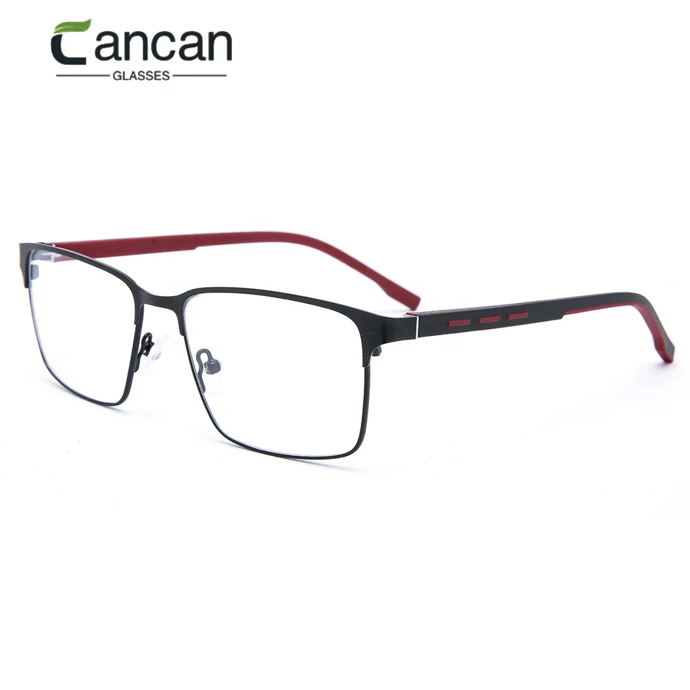 Stainless steel square formal Reading Glasses Frame for Men