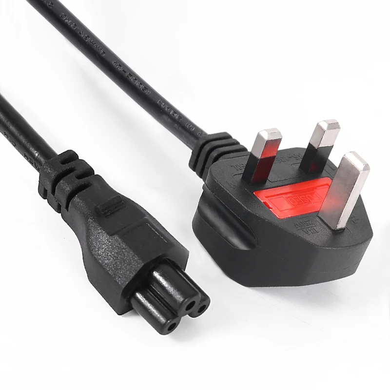  Кабель питания 3 pin зарядное устройство для ноутбука Шнур ноутбуков английская вилка с зубцами