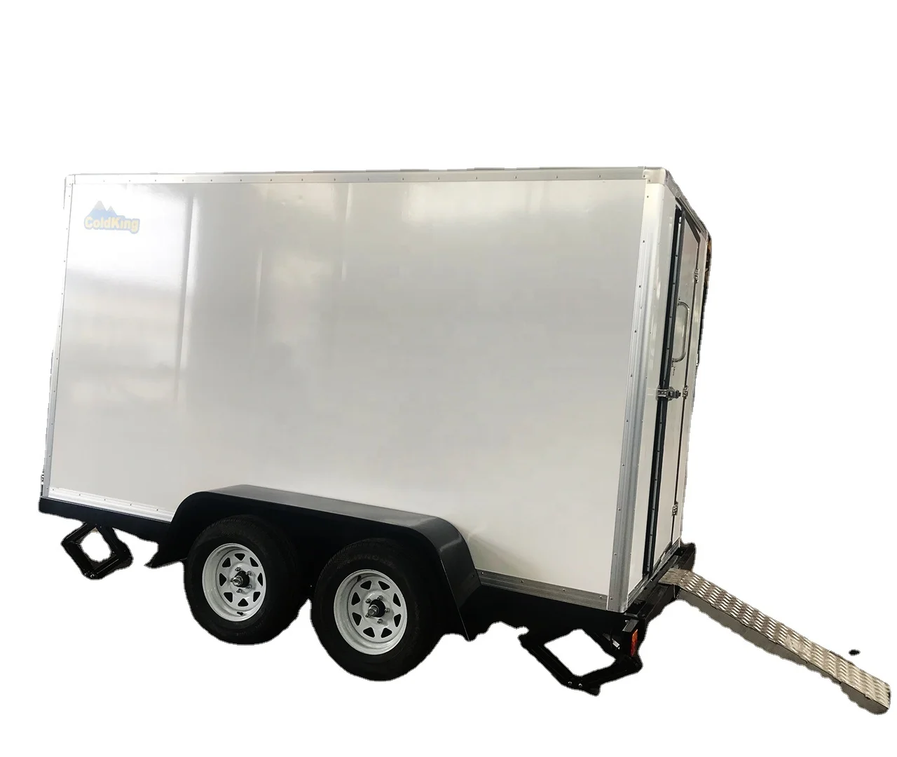 ATOP 8ft/2.5m length reefer trailer box body used GVW 3000Kgs 2 axles small utility trailer