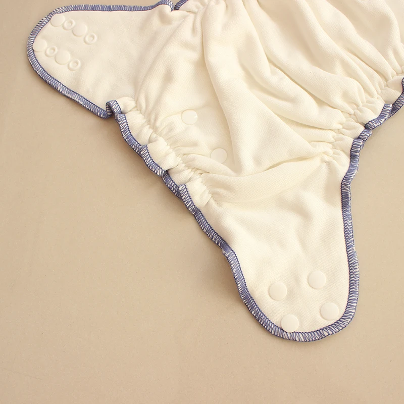 Manufacturer Reusable Washable Cloth Diaper Super Absorbent Fitted Diaper for Girls and Boys